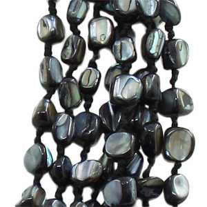 посмотреть колье из черного перламутра чёрный перламутр