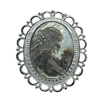 Камея перламутр