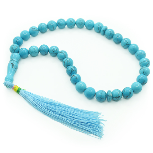 четки из голубой бирюзы пресс четки из голубой бирюзы