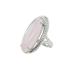 кольцо из кварца