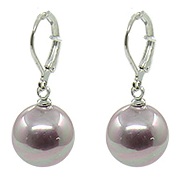 серьги розовые майорка