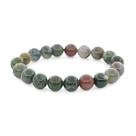 Яшма зеленая (Мадагаскар) 10мм, браслет "Классика" длина 17см