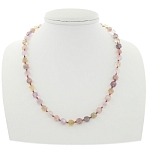  Аметрин "Валькирия",  граненые бусины 8мм, короткие 49см