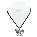 Кулон "Мотылек" перламутр бежевый