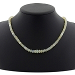 Бусы из цитрина 5-9мм граненый овал 46см