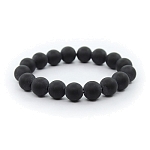Браслет "Классика" 12мм  шунгит 