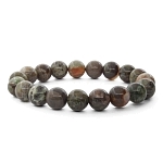 Яшма пейзажная (Урал) 10мм браслет "Классика" длина 16см