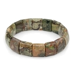 Браслет "Ириска" яшма пейзажная (Урал)