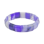 Браслет "Ириска" агат голубой