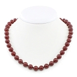 Бусы сердолик, круглые 10мм, короткие 45см