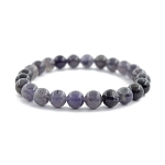 Иолит 8мм, браслет "Классика", 18см